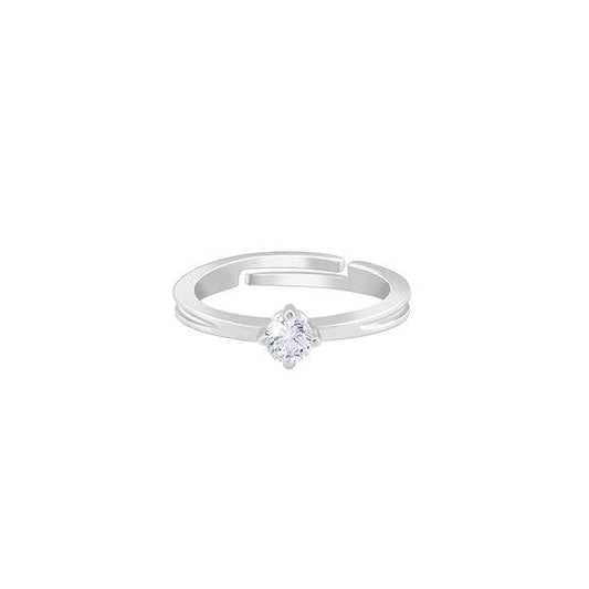925 Silver Zircon Love Ring | Gifts for Women & Girls - Rajputtrade