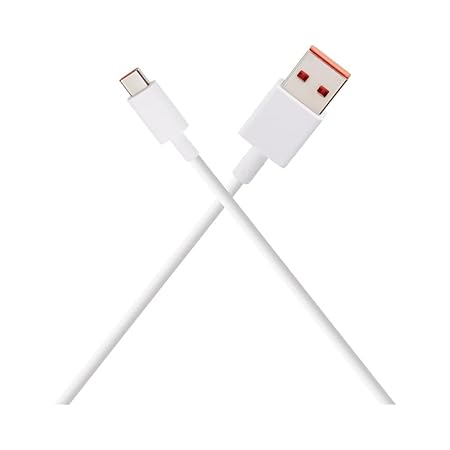 33W Fast Charging Cable USB C Quick Charge 4.0 Soniccharge Cord Compatible withMi, Redmi, Android (White)