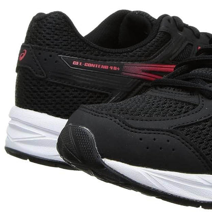 ASICS Men's Gel-Contend 4B+ Running Shoes (Black, Red) - Rajputtrade