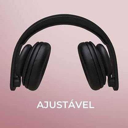 boAt Rockerz 450, 15 HRS Battery, 40mm Drivers, Padded Ear Cushions Wireless Headphone with Mic (Luscious Black) - Rajputtrade