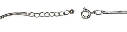 925 Pure Silver 3 Moving Ball Threaded Snake Pattern Anklet/Payal in Pure for Girls & Women - Pair - Rajputtrade