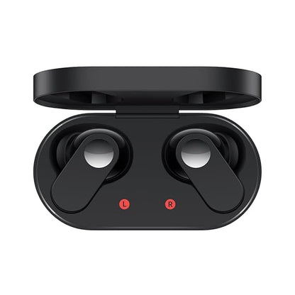 Oneplus Nord Buds True Wireless in Ear Earbuds with Mic, 12.4mm Titanium Drivers, Playback:Up to 30hr case, 4-Mic Design + AI Noise Cancellation, IP55 Rating (Black)