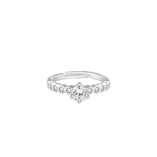 925 Silver Charm Ring, Adjustable | Gifts for Girlfriend,Pendant to Gift Women & Girls | - Rajputtrade