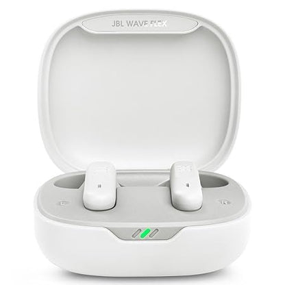 JBL Newly Launched Wave Flex in-Ear Wireless Earbuds TWS with Mic, App for Custom Extra Bass EQ, 32Hrs Battery (White) - Rajputtrade