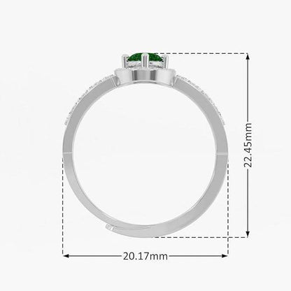 925 Sterling Silver 18K Gold and Rose Gold Plated Celestial Halo Adjustable Ring | Gift for Women and Girls | - Rajputtrade