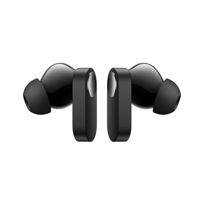 Oneplus Nord Buds True Wireless in Ear Earbuds with Mic, 12.4mm Titanium Drivers, Playback:Up to 30hr case, 4-Mic Design + AI Noise Cancellation, IP55 Rating (Black)