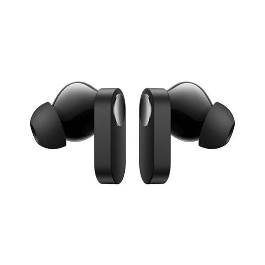 Oneplus Nord Buds True Wireless in Ear Earbuds with Mic, 12.4mm Titanium Drivers, Playback:Up to 30hr case, 4-Mic Design + AI Noise Cancellation, IP55 Rating (Black)