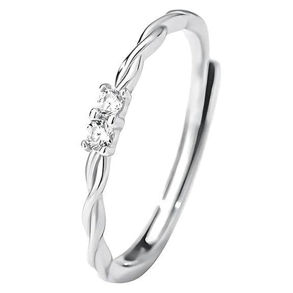 925 Sterling Silver Adjustable Rings For Women & Girls I Gift For Wife Girlfriend Sister I Finger Ring With Multiple Design Options - Rajputtrade
