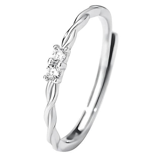 925 Sterling Silver Adjustable Rings For Women & Girls I Gift For Wife Girlfriend Sister I Finger Ring With Multiple Design Options - Rajputtrade