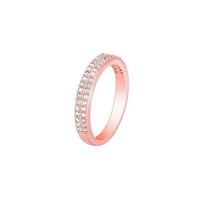 925 Silver Rose Gold Slender Ring,Fixed Size, Indian - 12, US - 6 | Gifts for Women and Girls | - Rajputtrade