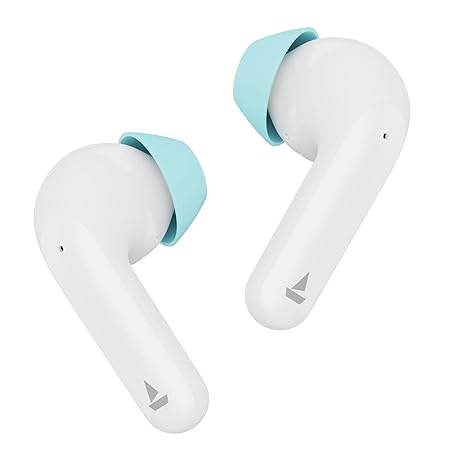 boAt Airdopes 175 True Wireless Earbuds with Quad Mics ENx™ Technology, ASAP™ Charge, 35H Playtime, Signature Sound, IPX4, IWP™, Touch Controls, Lightweight Build(Crimson White) - Rajputtrade