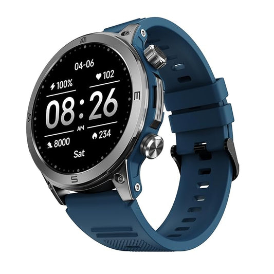 Newly Launched Noise Endeavour Rugged Design 1.46" AMOLED Display Smart Watch (Teal Blue) - Rajputtrade