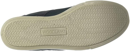 Woodland Men Leather Sneaker Shoes (DNAVY) - Rajputtrade
