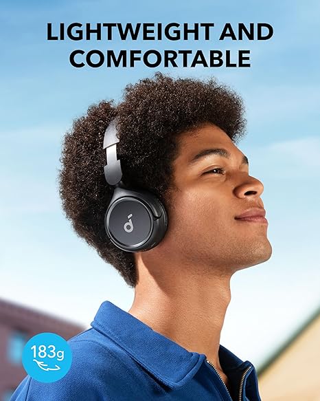 soundcore by Anker H30i Wireless On-Ear Headphones, Foldable Design, Pure Bass, 70H Playtime, Bluetooth 5.3 (Black)