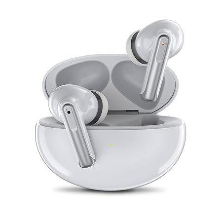 Wireless Earbuds for Uncut Sound, 30dB ANC, Smooth Sound, Wireless Charging (White) - Rajputtrade