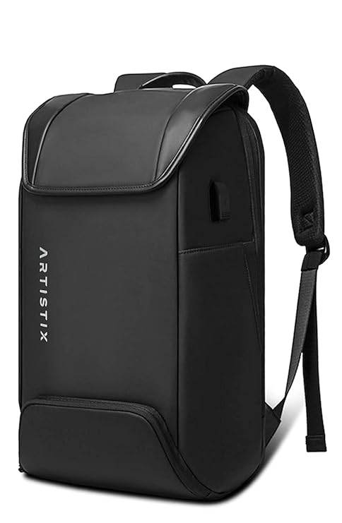 Artistix Avian Unisex Water Repellent Anti Theft Travel Laptop Backpack Bag With USB charging Port (Black, 32 L) - Rajputtrade