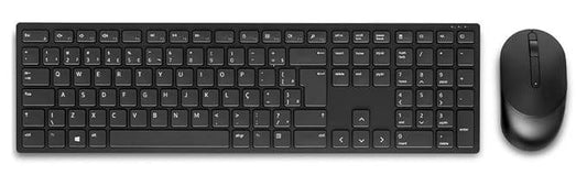 Dell KM5221W Wireless Combo - RF 2.4GHz Wireless Keyboard with 12 Programmable Keys and 3 Button Optical Mouse, Spill-Resistant Keys, up to 36 Month Battery Life, 3Y Advance Exchange Warranty - Black - Rajputtrade