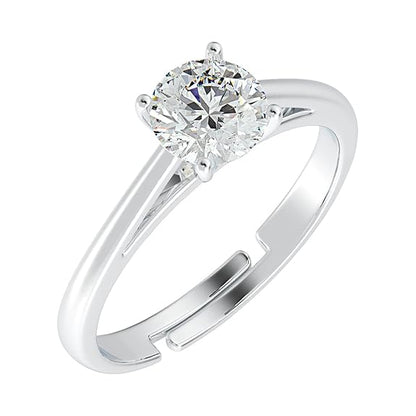 Pure Real 925 Sterling Silver Adjustable Ring Band | Multiple Design Options | Gift for Women and Girls - Rajputtrade