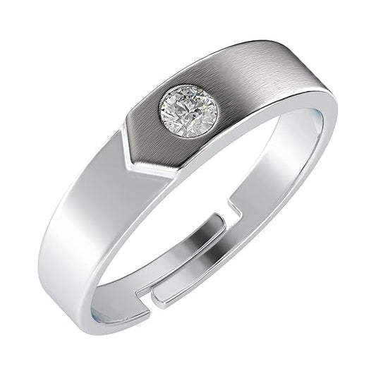 Pure Real 925 Sterling Silver Adjustable Ring Band | Multiple Design Options | Gift for Women and Girls - Rajputtrade