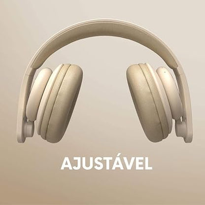 boAt Rockerz 450, 15 HRS Battery, 40mm Drivers, Padded Ear Cushions,  Wireless Headphone with Mic (Hazel Beige)
