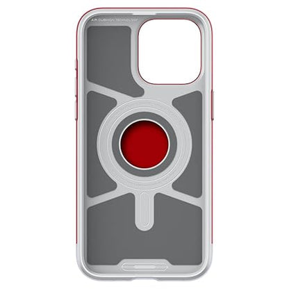 Spigen Classic C1 MagFit Back Cover Case Compatible with iPhone 15 Pro (TPU + Poly Carbonate | Ruby)