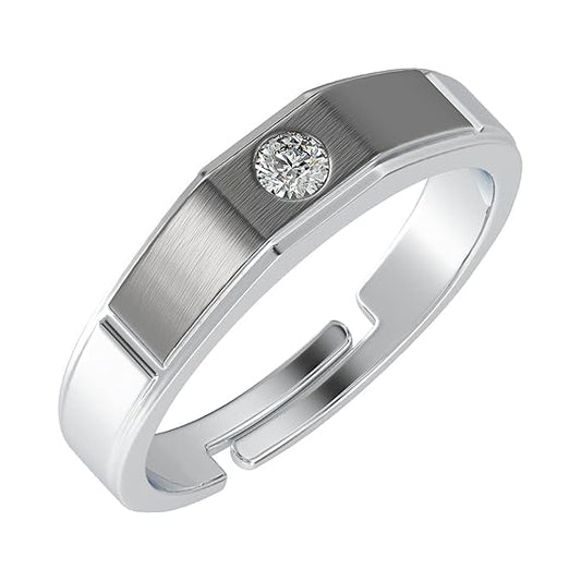 Pure Real 925 Sterling Silver Adjustable Ring Band | Multiple Design Options | Gift for Women and Girls - Rajputtrade