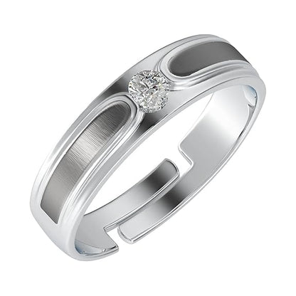 Pure Real 925 Sterling Silver Adjustable Ring Band | Multiple Design Options | Gift for Women and Girls - Rajputtrade