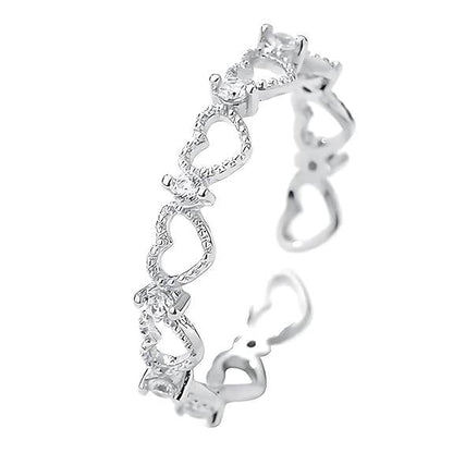 925 Sterling Silver Adjustable Rings For Women & Girls I Gift For Wife Girlfriend Sister I Finger Ring With Multiple Design Options - Rajputtrade