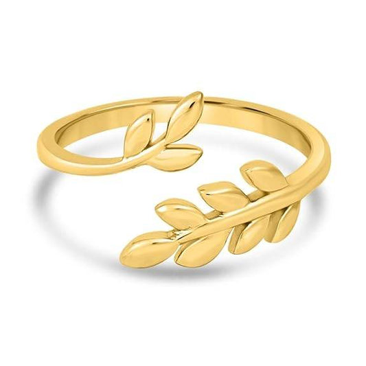 925 Sterling Silver Leafy Beauty Womens Leaf Ring | Gift for Women and Girls | - Rajputtrade