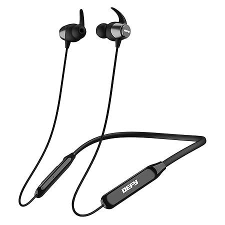Defy Fuzionx Pro with 16 Hours Playback, Fast Charge, Low Latency, Enc Noise Cancellation, Bt V5,2(Martian Red) - in Ear - Rajputtrade