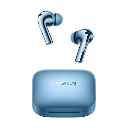 OnePlus Buds 3 TWS in Ear Earbuds with Upto 49dB Smart Adaptive Noise Cancellation,Hi-Res Sound Quality,Sliding Volume Control,10mins for 7Hours Fast Charging with Upto 44Hrs Playback (3 Color Options)