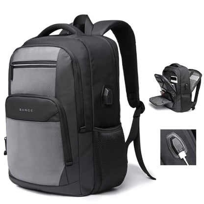 Red Lemon Swiss Cut Design 15.6" Laptop Backpack for Men and Women, Stylish 26L Capacity, USB Charging Port, Anti-Theft Pocket & Accessories Organizer - Rajputtrade