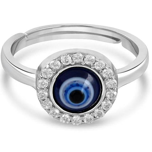 925 Sterling Silver Rhodium Plated Ring | Gift for Women and Girls | With Certificate of Authenticity and 925 Hallmark - Rajputtrade