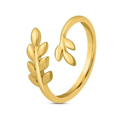 925 Sterling Silver Leafy Beauty Womens Leaf Ring | Gift for Women and Girls | - Rajputtrade
