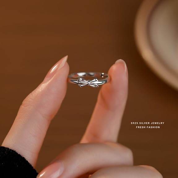 925 Sterling Silver Adjustable Rings For Women & Girls I Gift For Wife Girlfriend Sister I Finger Ring With Multiple Design Options - Rajputtrade