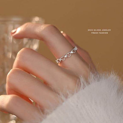 925 Sterling Silver Adjustable Rings For Women & Girls I Gift For Wife Girlfriend Sister I Finger Ring With Multiple Design Options - Rajputtrade