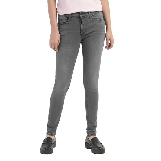 Women's Skinny Jeans, Grey (Size - 30) - Rajputtrade