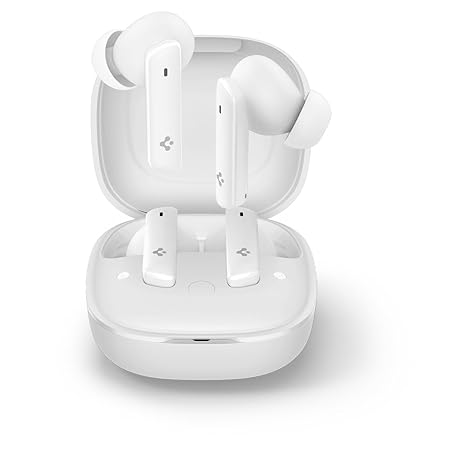 Spigen Audio Newly Launched SA-TW P20 True Wireless in Ear Earbuds with 30H Playtime, Upto 40dB 3 Multi-Mode ANC Pro, 10mm Driver (2 Color Options)