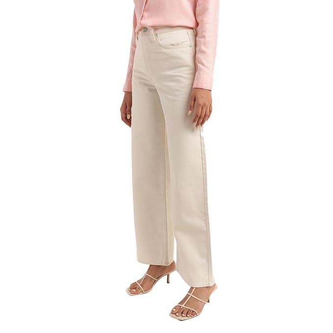 Women Regular Fit Jeans, Off-White (Size 34) - Rajputtrade