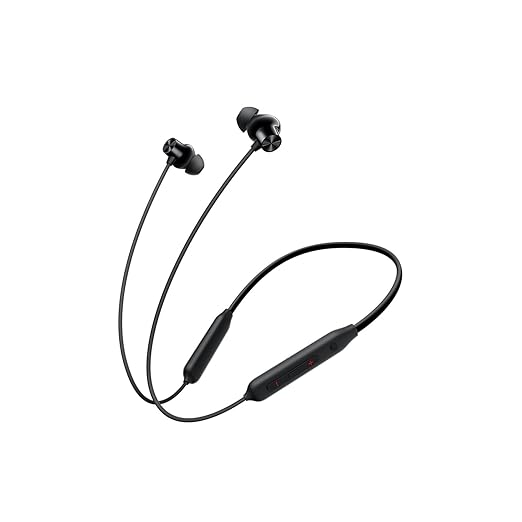 OnePlus Bullets Wireless Z2 ANC Bluetooth in Ear Neckband (Booming Black) - Rajputtrade