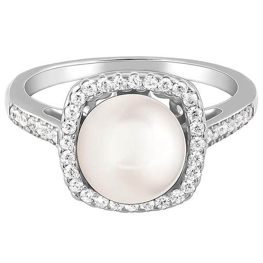 925 Silver Pearl Stunner Ring, Indian - 12| Gifts for Women and Girls | - Rajputtrade