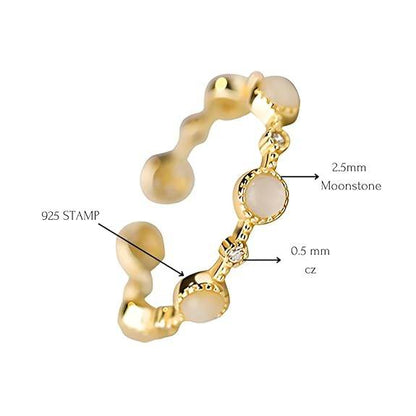 925 Sterling Silver Adjustable Rings For Women & Girls I Gift For Wife Girlfriend Sister I Finger Ring With Multiple Design Options - Rajputtrade