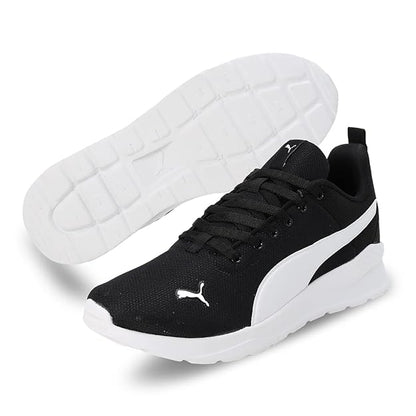 Puma Men Lace Up Sneaker Shoes (Black, White) - Rajputtrade