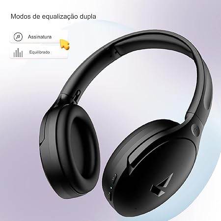 boAt Rockerz 551ANC Hybrid Active Noise Cancellation Over Ear Headphones with Up to 100H Playtime, ASAP Charge (Black) - Rajputtrade