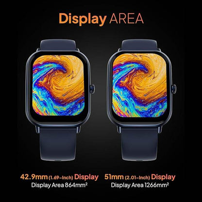Fire-Boltt Ninja Call Pro Max Smart Watch 2.01 inch Display, Bluetooth Calling, Voice Assistance (Blue) - Rajputtrade