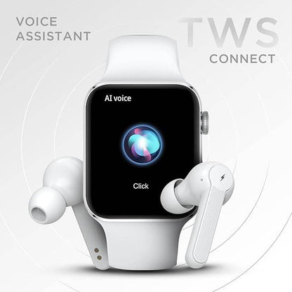 Fire-Boltt Visionary 1.78" AMOLED Bluetooth Calling Smartwatch with 368 * 448 Pixel Resolution, TWS Connection (Silver) - Rajputtrade