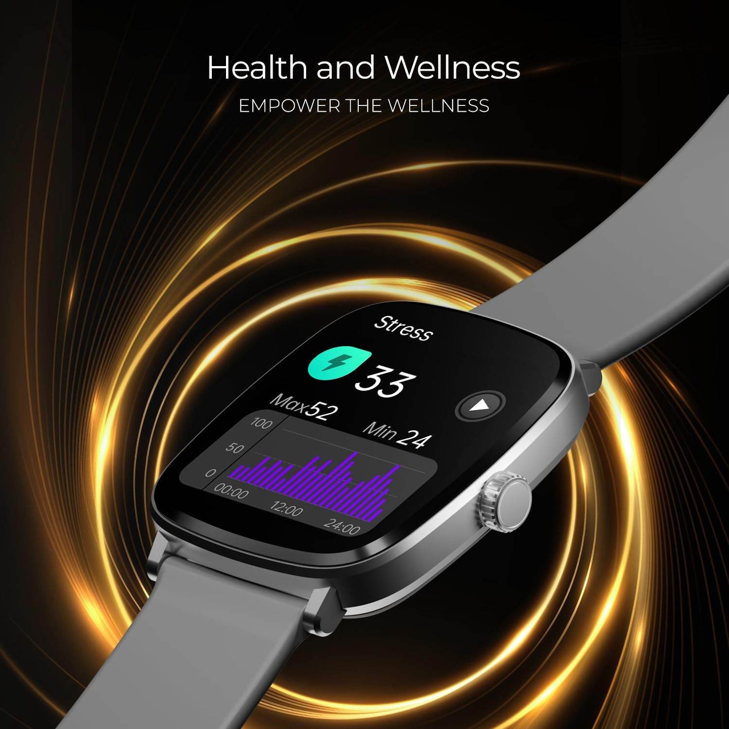 boAt Ultima Regal w/ 2.01”(5.10 cm) Crystal-Clear AMOLED Display, Fitness Smart Watch for Men & Women (Cool Grey) - Rajputtrade