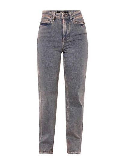 Women's Straight Jeans, Dusted Clay (Size 34) - Rajputtrade