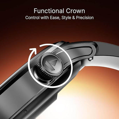 boAt New Launch Ultima Prime smartwatch with 1.43” AMOLED Display, Watch Face Studio (Onyx Black) - Rajputtrade