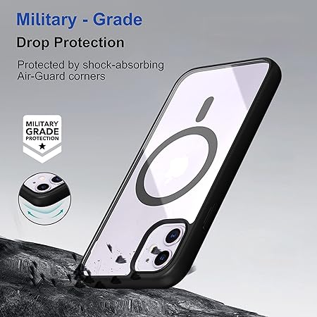 iPhone 11 Back Case Cover | Scratch-Resistant Back Case Cover | Black